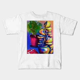 The Palm And The Fountain Kids T-Shirt